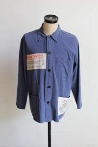 Fiddlin’ Kitty Railroad Stripe Workwear Long Sleeve Button Up