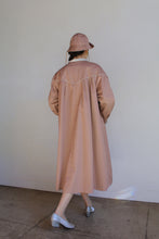 Load image into Gallery viewer, 1970s Taupe Tent Trench Coat w/ Matching Bucket Hat