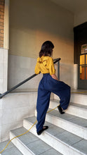 Load image into Gallery viewer, 1990s Blue Silk Parachute Pants