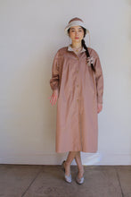 Load image into Gallery viewer, 1970s Taupe Tent Trench Coat w/ Matching Bucket Hat