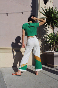 The Antique Color-block Leisure Pants