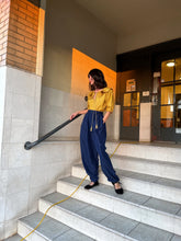 Load image into Gallery viewer, 1990s Blue Silk Parachute Pants
