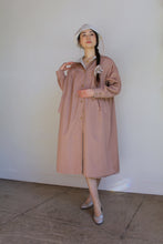 Load image into Gallery viewer, 1970s Taupe Tent Trench Coat w/ Matching Bucket Hat