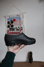 Load image into Gallery viewer, 1980s Black DKNY Rubber Slip on Loafers - Size 8