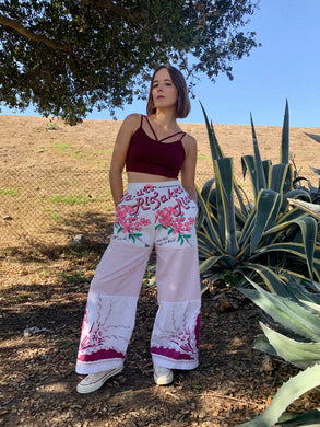 Sakura Desert Flower Rice Sack Pants