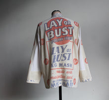 Load image into Gallery viewer, Lay or Bust Pastel Feed Sack Work Shirt
