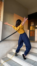 Load image into Gallery viewer, 1990s Blue Silk Parachute Pants