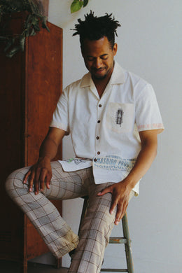 Extra Fancy Friday Rice Sack Button-up