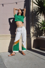 Load image into Gallery viewer, The Antique Color-block Leisure Pants