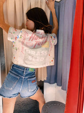 Load image into Gallery viewer, The Birds and the Bees Cropped Button-up