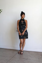 Load image into Gallery viewer, 90s Chinese Brocade Mini Dress