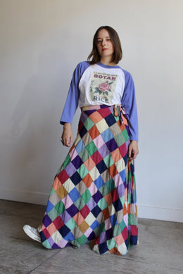 Botan Rice Vintage Purple Baseball Tee - L