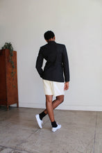 Load image into Gallery viewer, DKNY Gray Wool Pinstripe Fitted Blazer