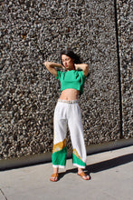 Load image into Gallery viewer, The Antique Color-block Leisure Pants